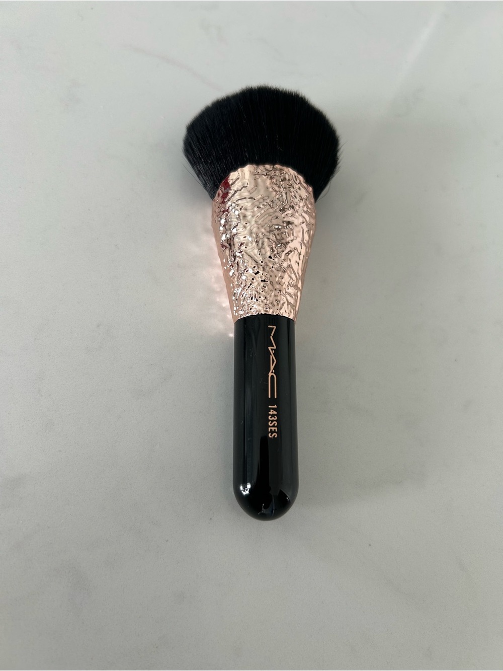 MAC Cosmetics Black Handle Powder Brush with Rose Gold Ferrule